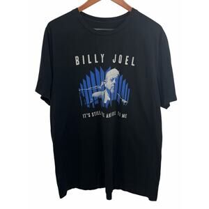 Billy Joel T Shirt 2018 MSG 100th Show XXL Black Concert Madison Square Garden